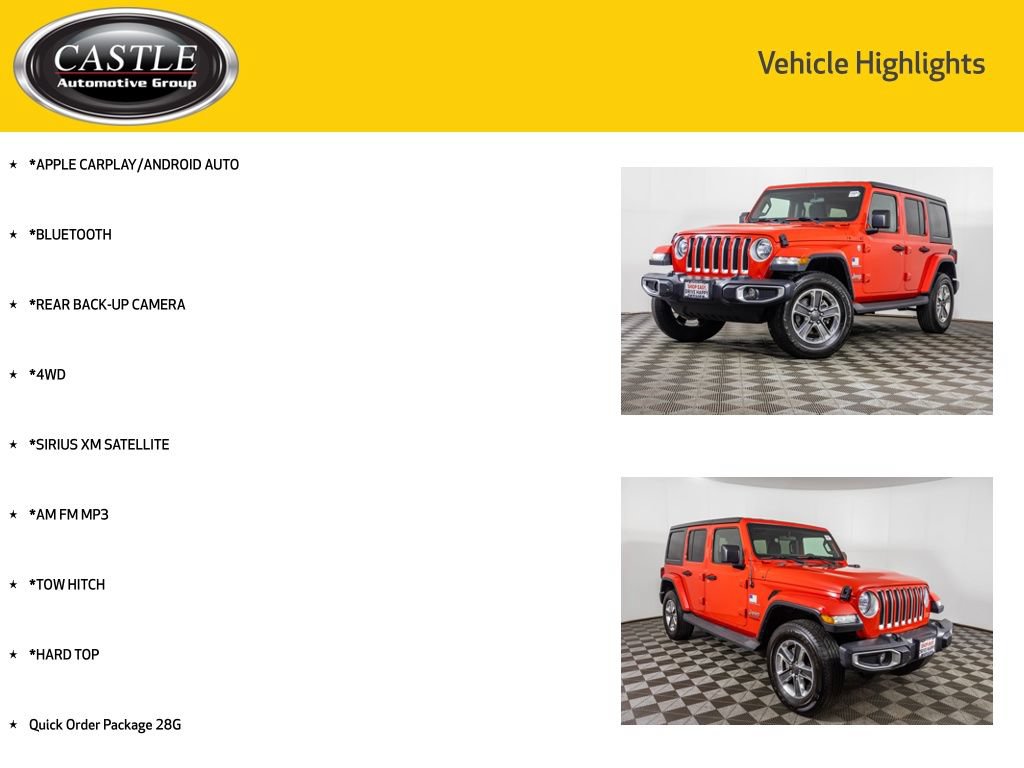 Used 2019 Jeep Wrangler Unlimited Sahara AWD/4WD image 3