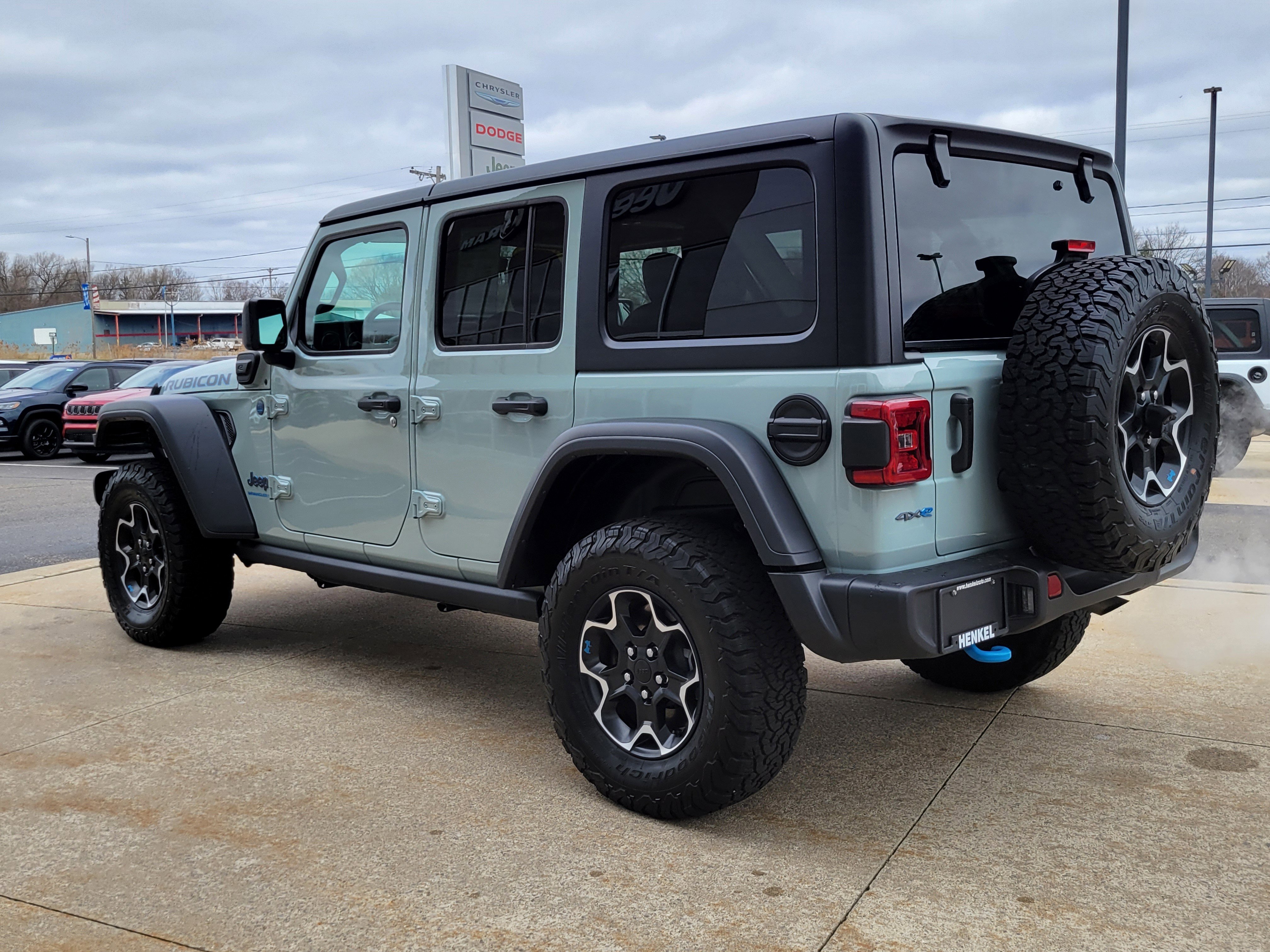 Used 2023 Jeep Wrangler Unlimited Rubicon 4xe w/ Cold Weather Group image 3