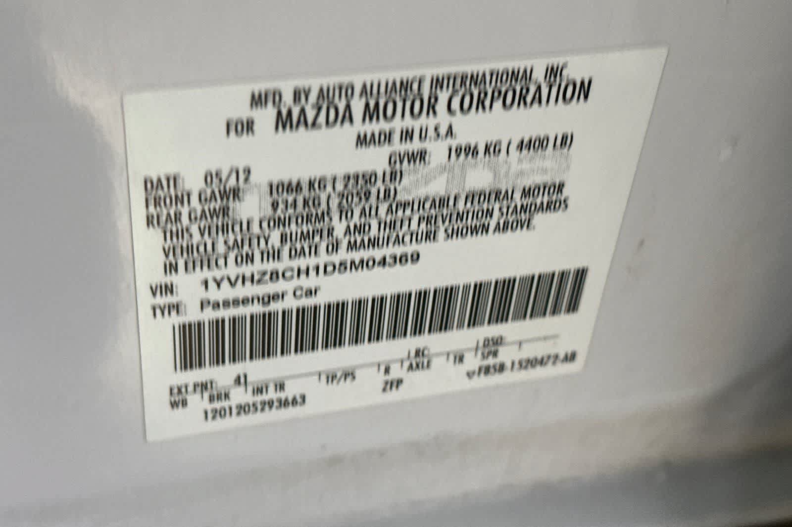 Used 2013 MAZDA MAZDA6 i Grand Touring w/ Technology Pkg FWD image 35