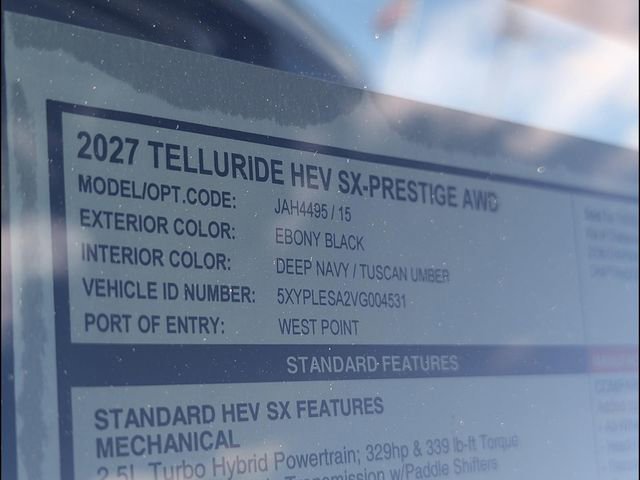 New 2027 Kia Telluride X-Line SX Prestige image 14