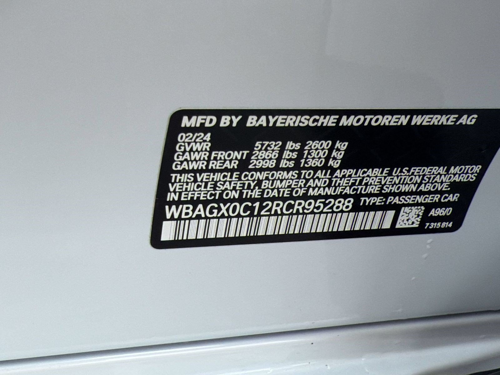 Certified 2024 BMW ALPINA B8 xDrive Gran Coupe AWD/4WD image 18