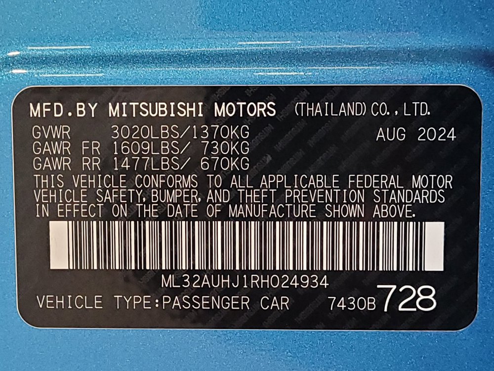 Used 2024 Mitsubishi Mirage ES FWD image 29