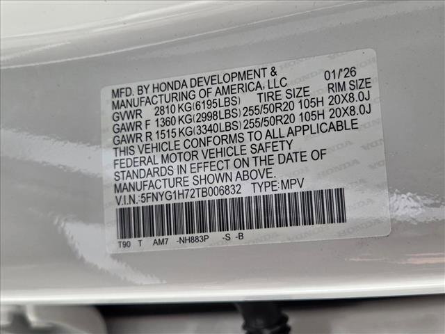 New 2026 Honda Pilot Touring image 18