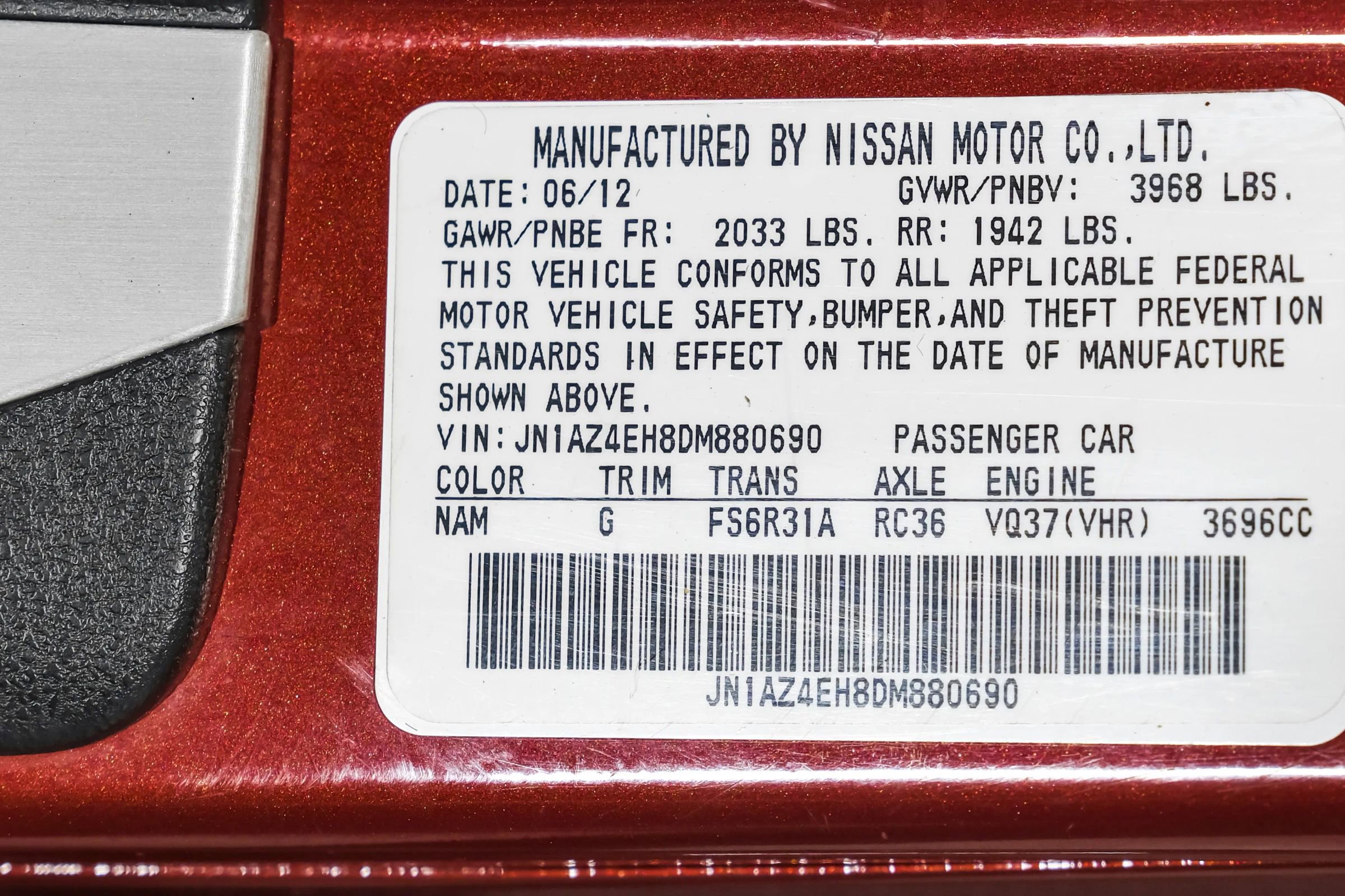 Used 2013 Nissan 370Z NISMO w/ Bose Pkg image 67