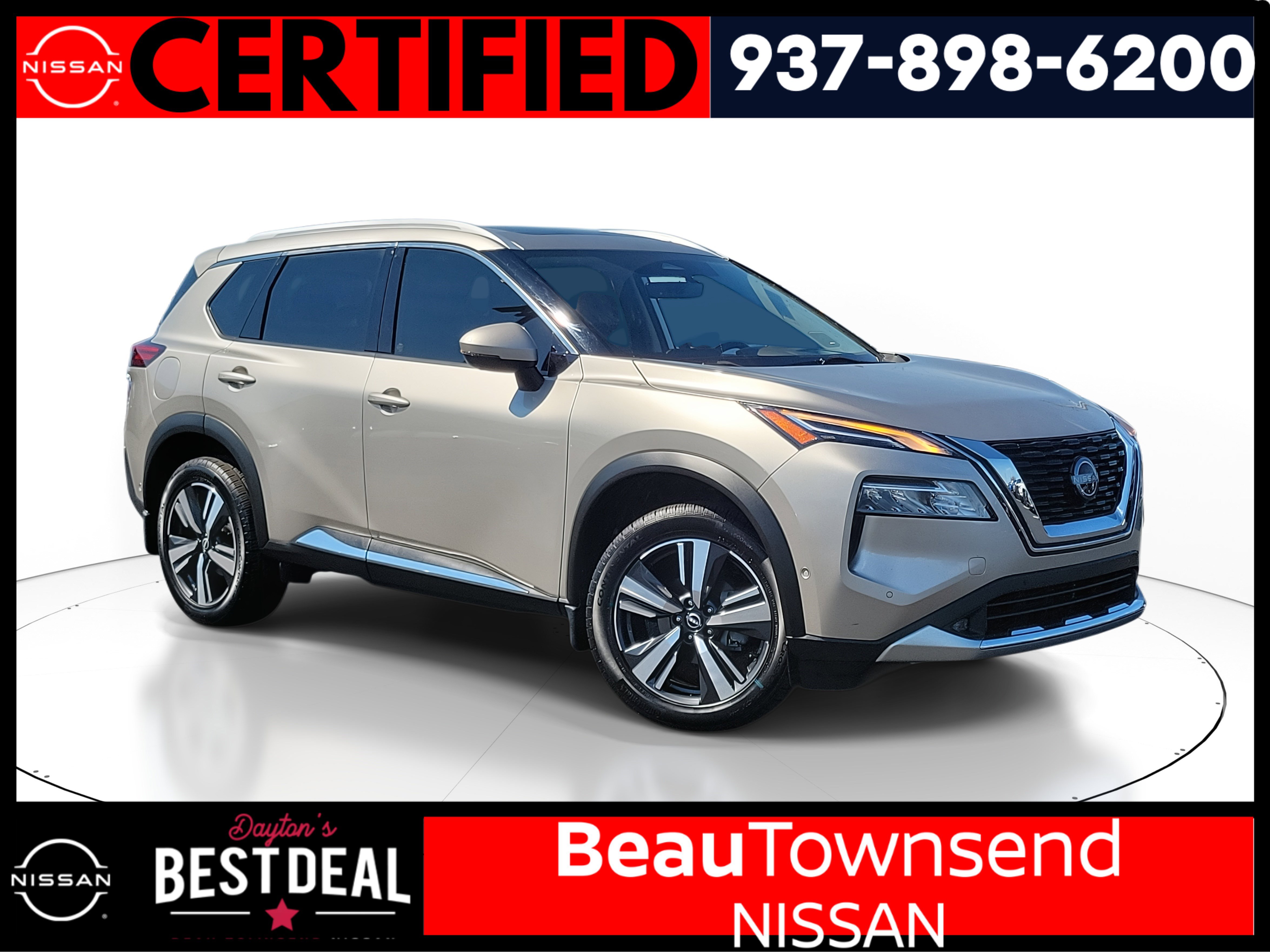 Certified 2022 Nissan Rogue Platinum w/ Head-Up Display Package