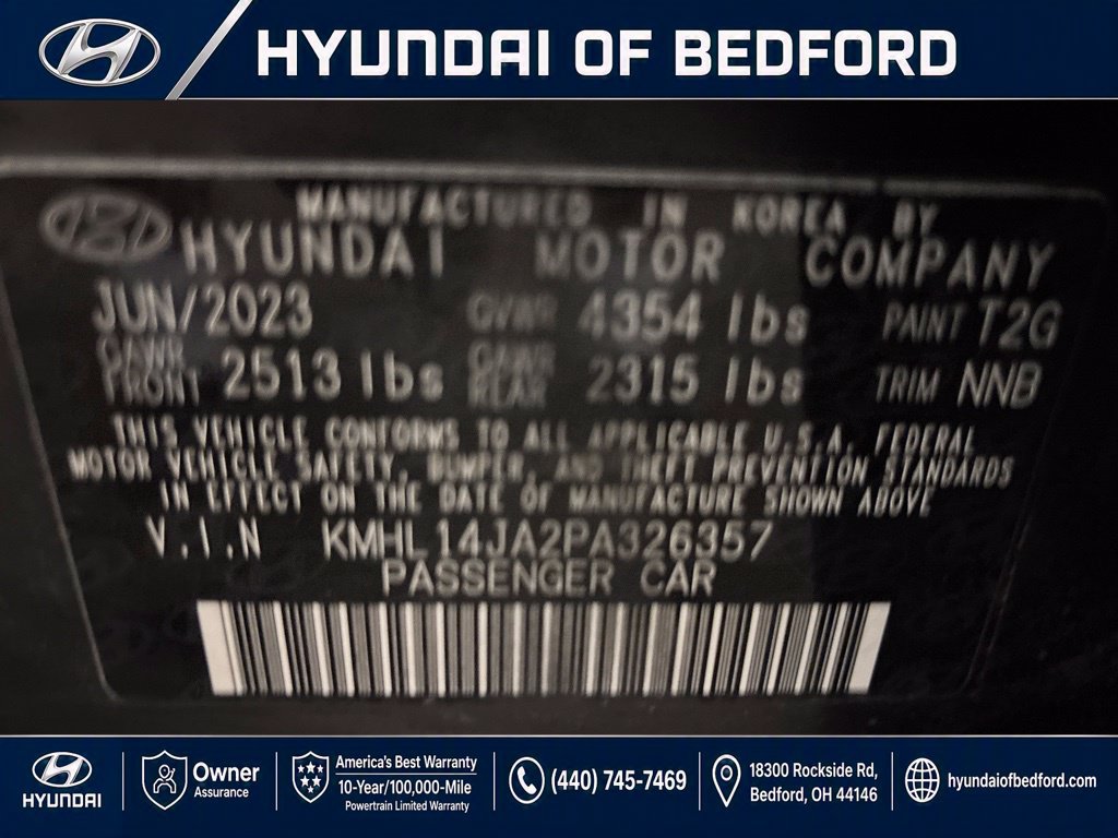 Used 2023 Hyundai Sonata SEL w/ Convenience Package FWD image 14