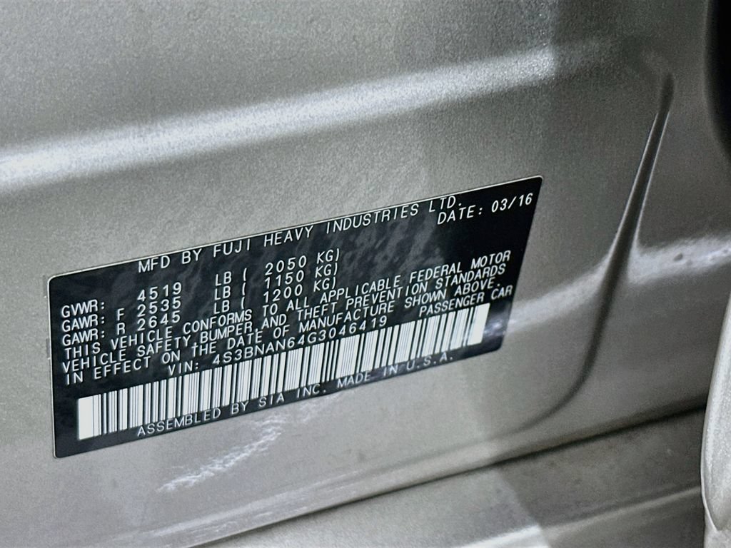 Used 2016 Subaru Legacy 2.5i Limited AWD/4WD image 35