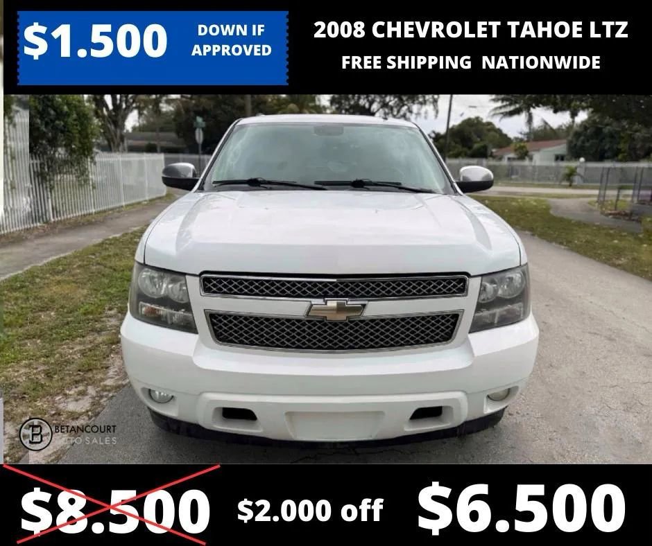 Used 2008 Chevrolet Tahoe LTZ w/ LTZ Preferred Equipment Group image 2