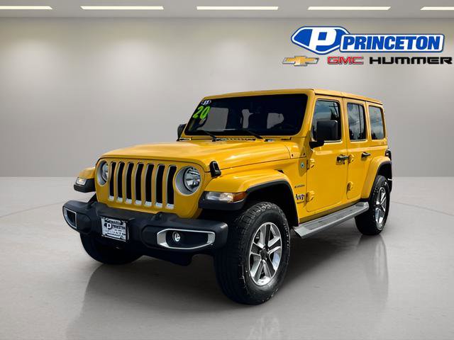 Used 2020 Jeep Wrangler Unlimited Sahara w/ Uconnect 4C Nav & Sound Group AWD/4WD image 3