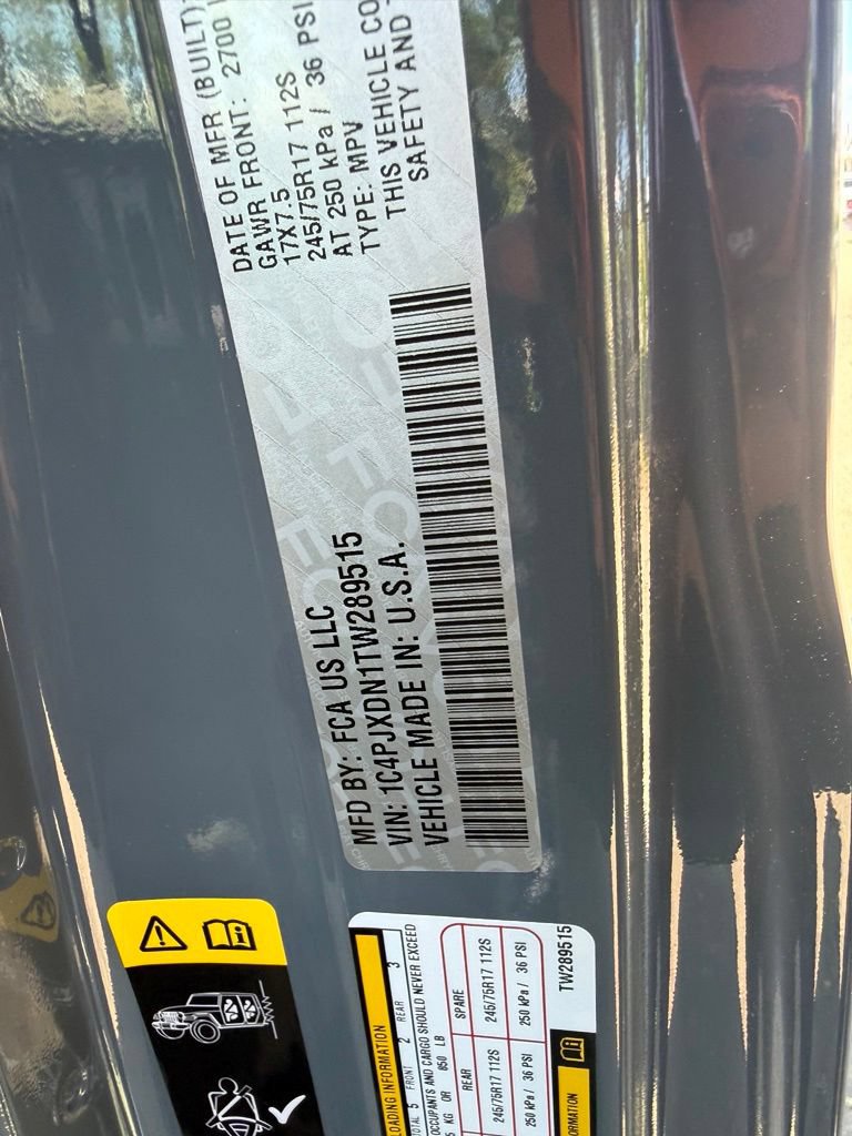 New 2026 Jeep Wrangler Unlimited Sport AWD/4WD image 29