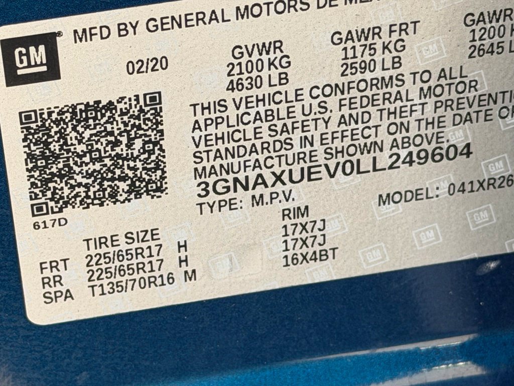 Used 2020 Chevrolet Equinox LT AWD/4WD image 47