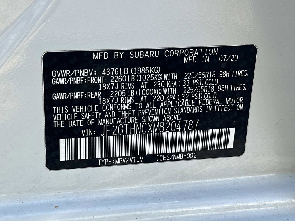 Used 2021 Subaru Crosstrek 2.5i Limited w/ Moonroof Package 2 AWD/4WD image 31