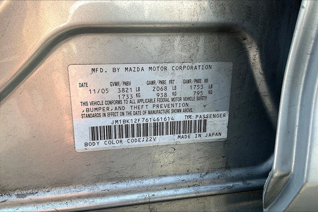 Used 2006 MAZDA MAZDA3 I image 8