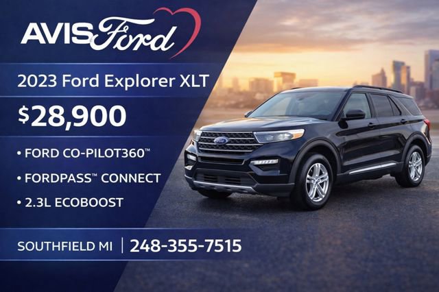 Certified 2023 Ford Explorer XLT w/ Equipment Group 202A image 1