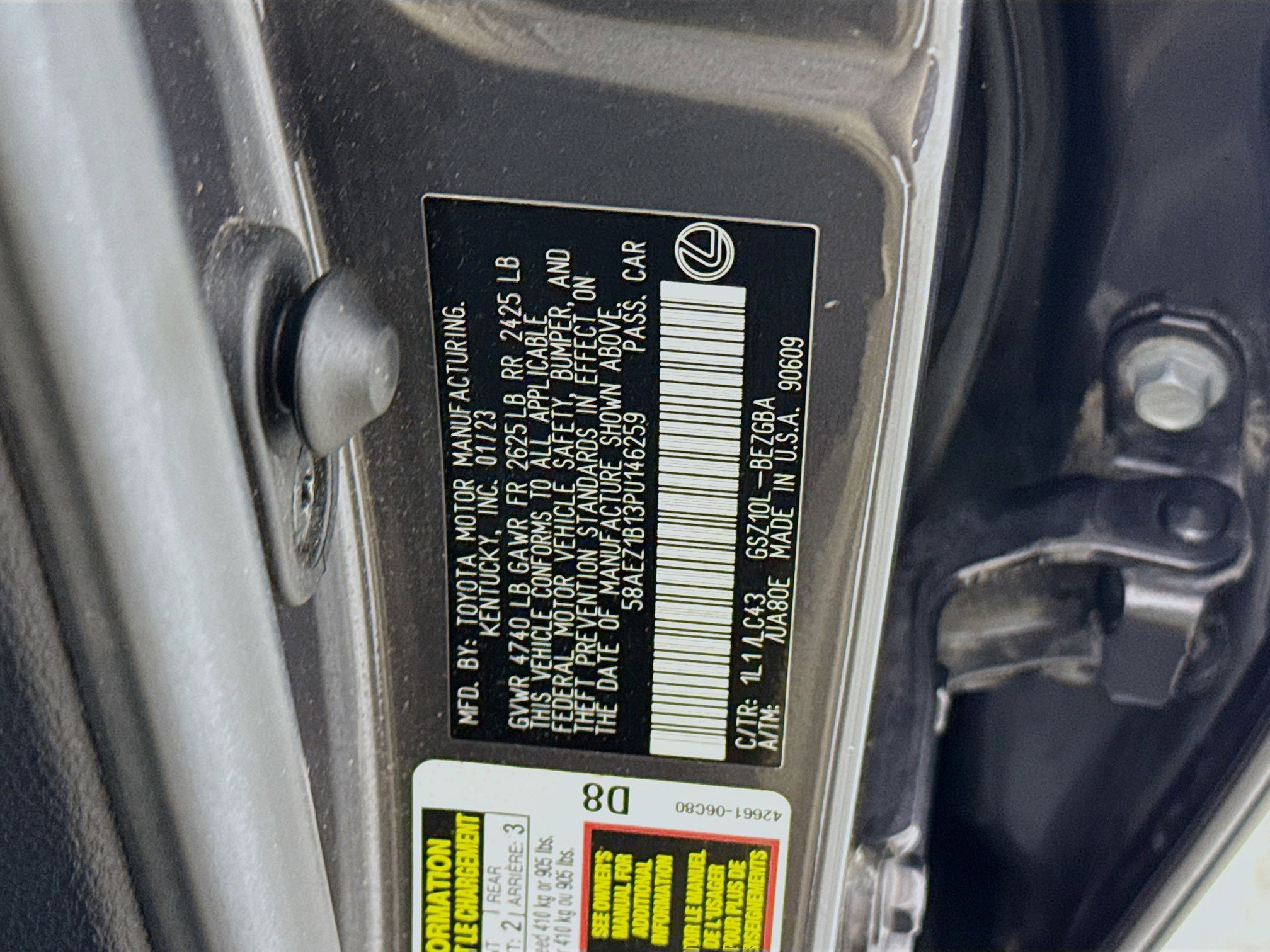 Certified 2023 Lexus ES 350 Luxury w/ Accessory Package (Z2) image 30