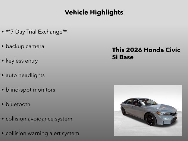 New 2026 Honda Civic Si image 5