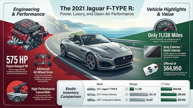 Used 2021 Jaguar F-TYPE R image 2