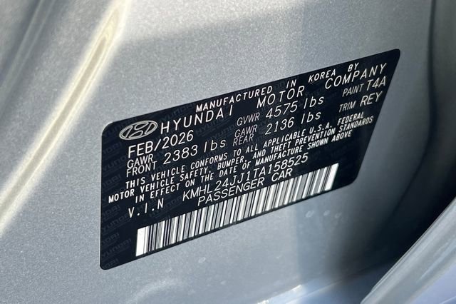 New 2026 Hyundai Sonata Blue image 23