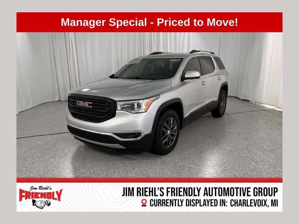 Used 2019 GMC Acadia SLT w/ LPO, Black Accent Package AWD/4WD image 1