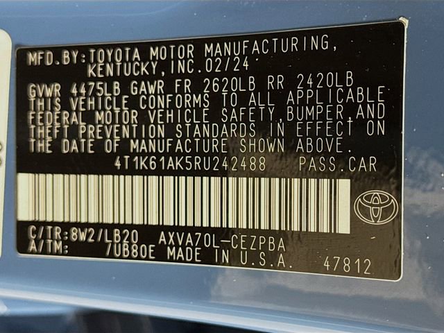 Certified 2024 Toyota Camry XSE FWD image 16