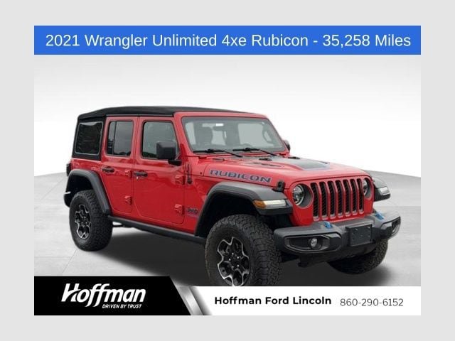 Used 2021 Jeep Wrangler Unlimited Rubicon 4xe w/ Cold Weather Group
