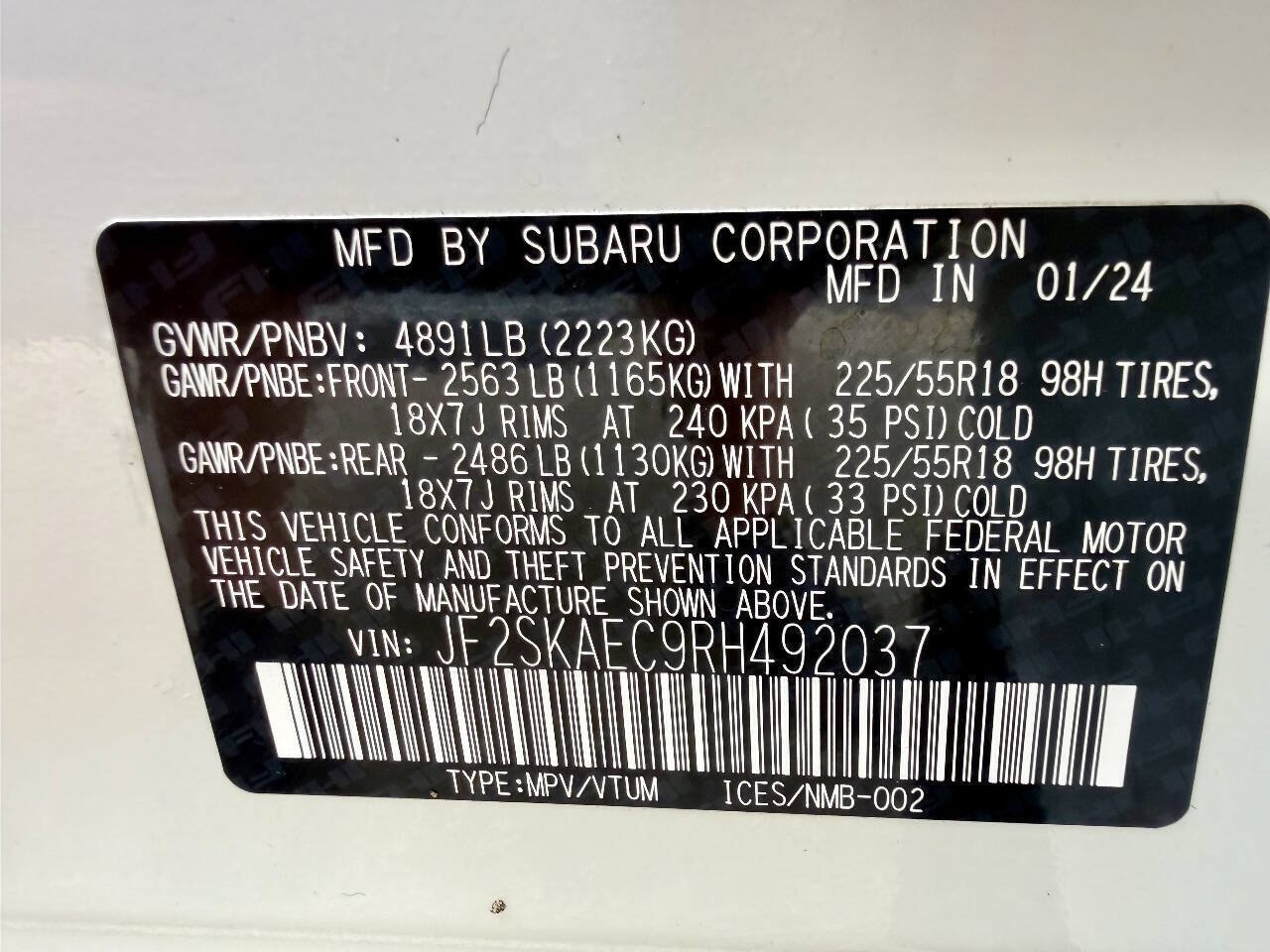 Used 2024 Subaru Forester Sport AWD/4WD image 52