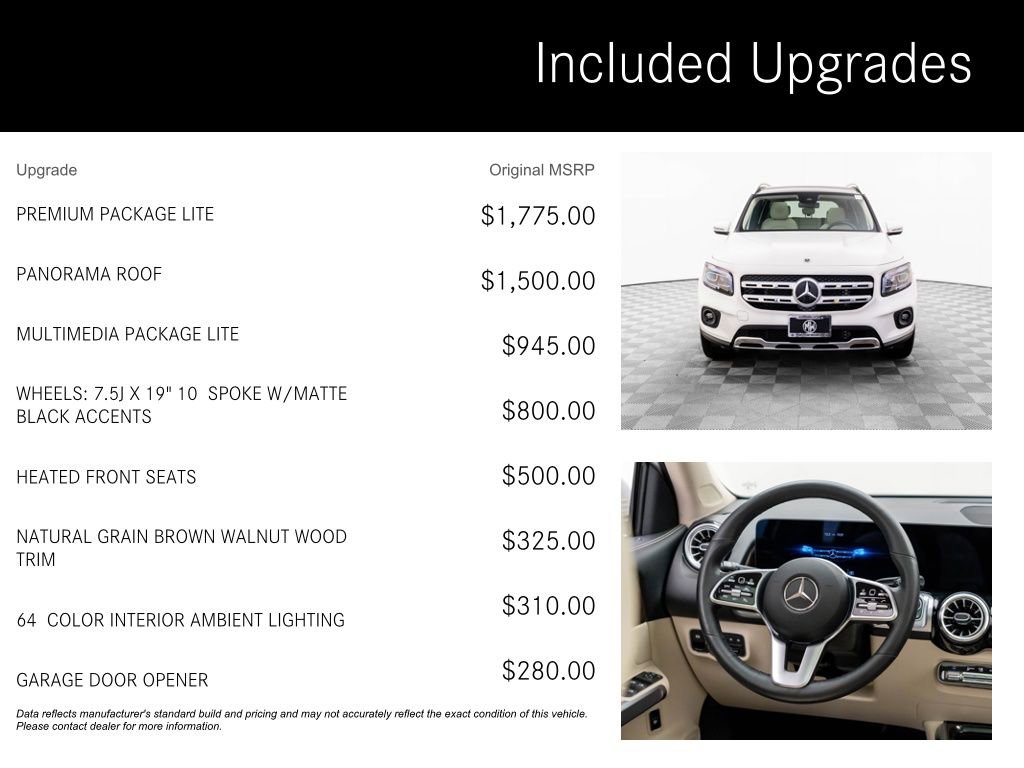 Used 2022 Mercedes-Benz GLB 250 4MATIC w/ Premium Package Lite image 4