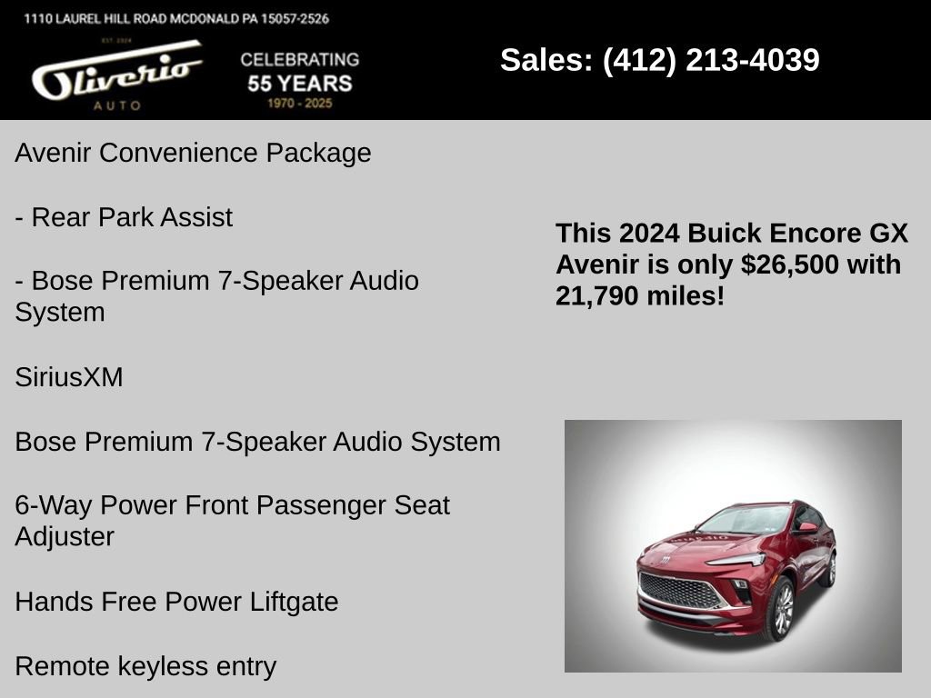 Used 2024 Buick Encore GX Avenir w/ Avenir Convenience Package image 10