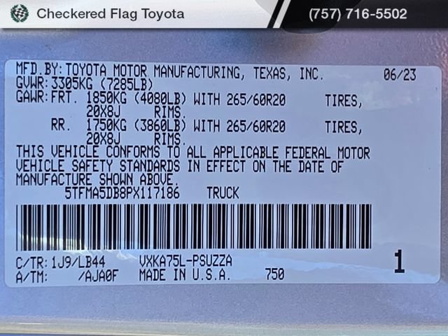 Used 2023 Toyota Tundra 1794 Edition AWD/4WD image 27