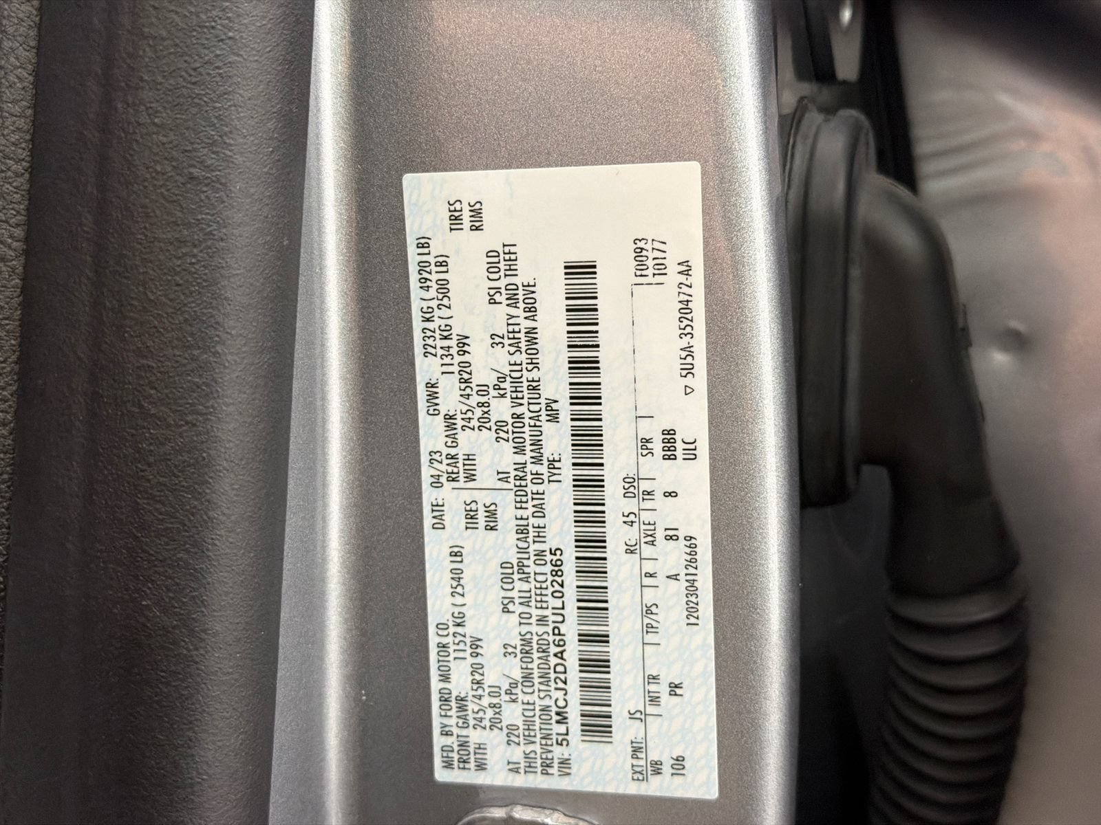 Certified 2023 Lincoln Corsair Reserve w/ Equipment Group 201A AWD/4WD image 32
