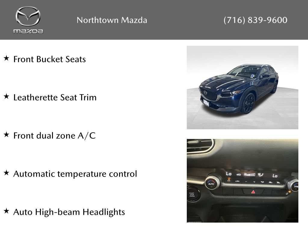 Certified 2024 MAZDA CX-30 AWD 2.5 S w/ Select Sport Pkg image 10
