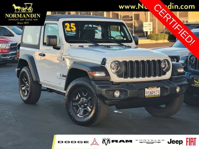 Certified 2025 Jeep Wrangler Sport