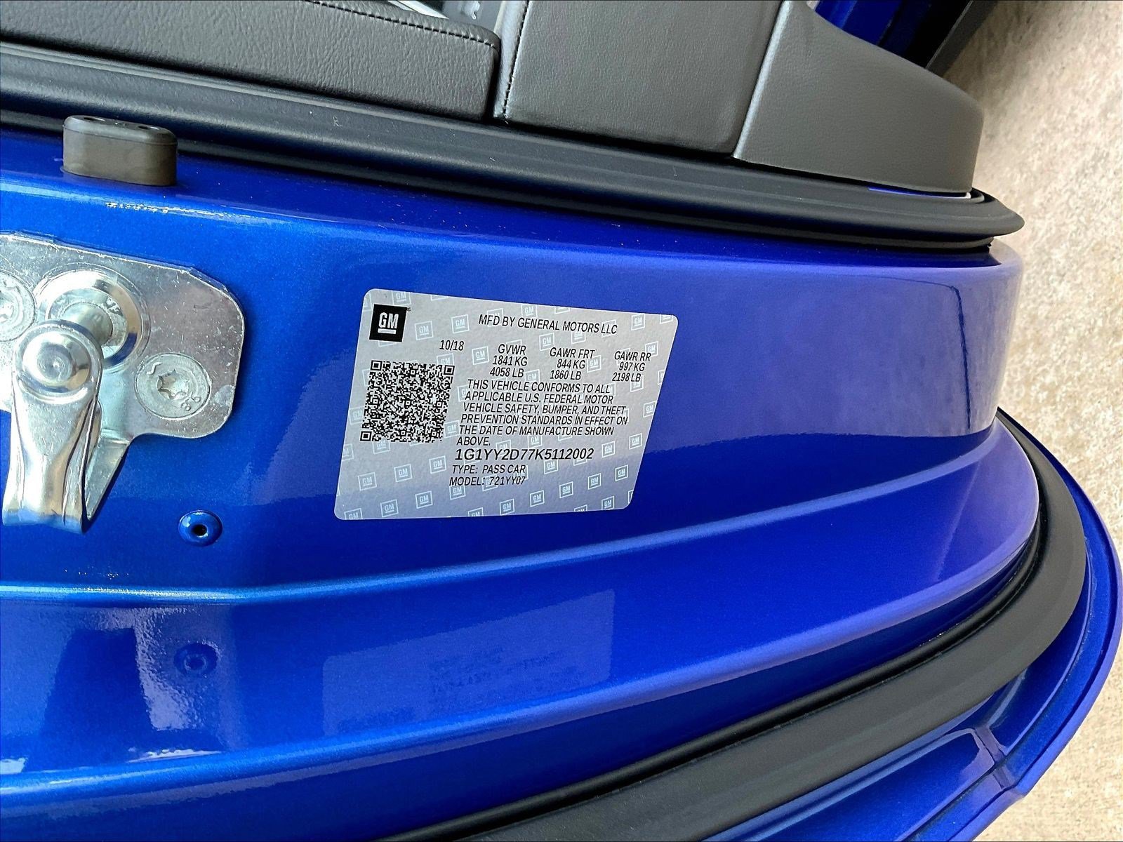Used 2019 Chevrolet Corvette Grand Sport RWD image 18