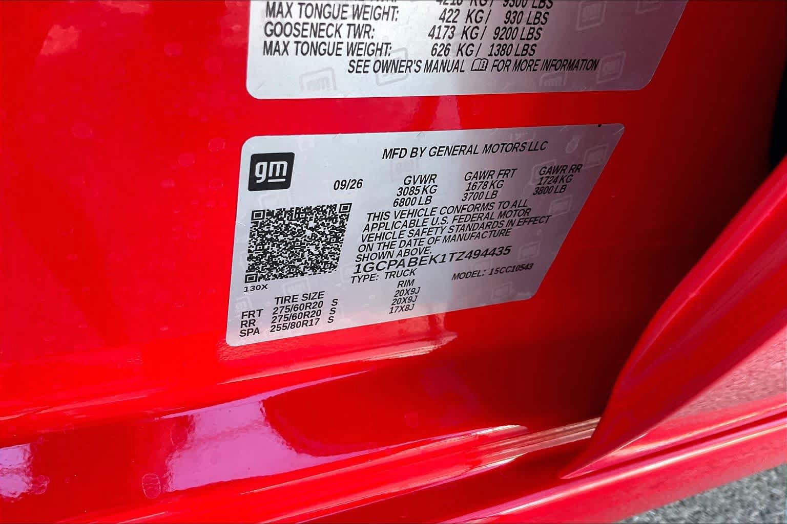 New 2026 Chevrolet Silverado 1500 Custom w/ Turbomax Blackout Package RWD image 19