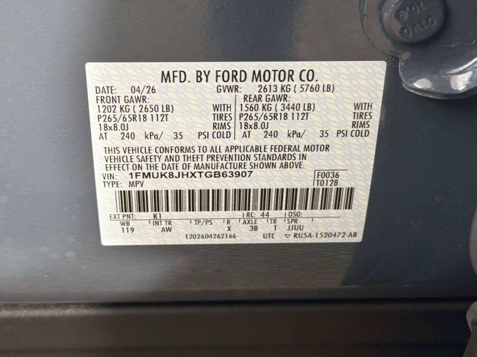 Used 2026 Ford Explorer Tremor w/ Tremor Convenience Package AWD/4WD image 41