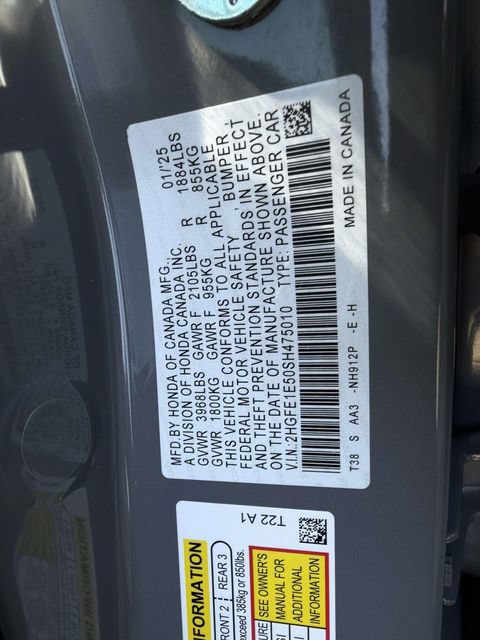 Used 2025 Honda Civic Si image 15