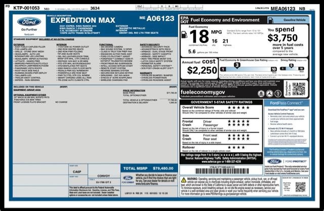 Used 2021 Ford Expedition Max King Ranch AWD/4WD image 34