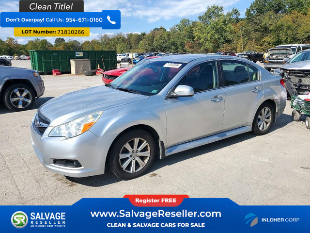 Used 2012 Subaru Legacy 2.5i w/ Alloy Wheel Pkg