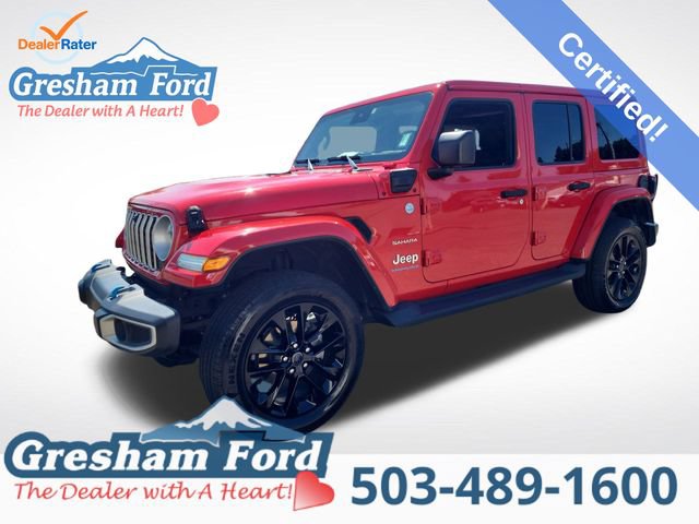 Used 2024 Jeep Wrangler Unlimited Sahara w/ Dual Top Group AWD/4WD image 1