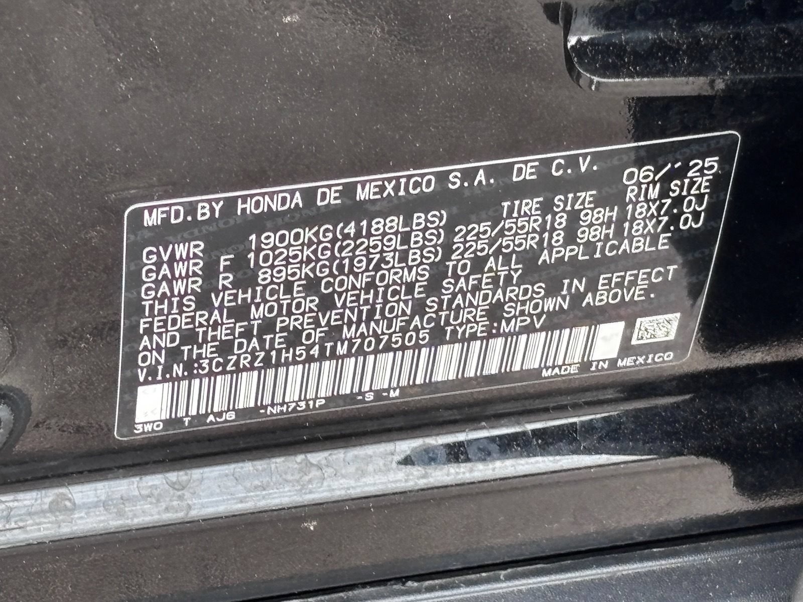 Certified 2026 Honda HR-V Sport image 36