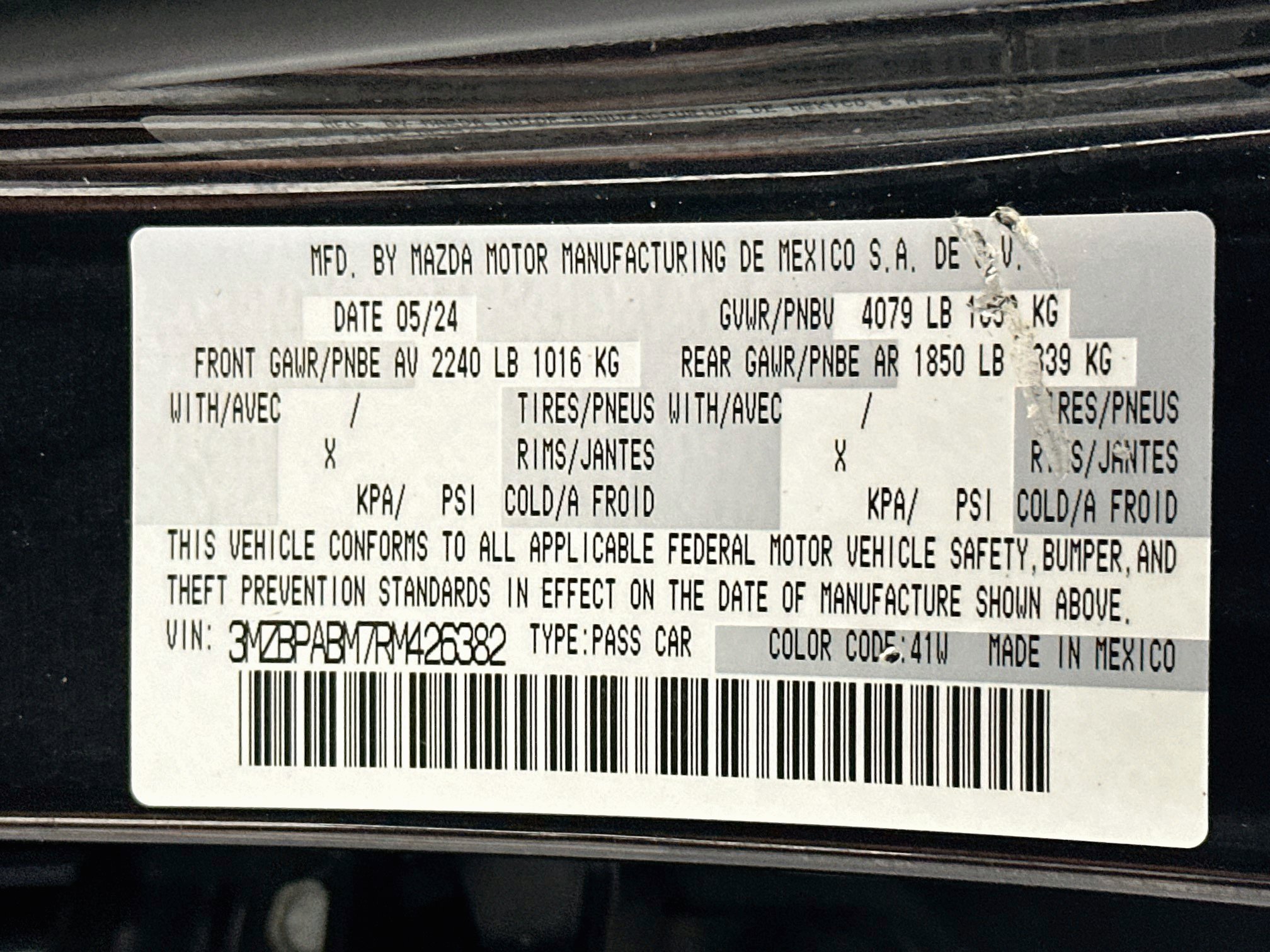 Used 2024 MAZDA MAZDA3 s FWD image 12