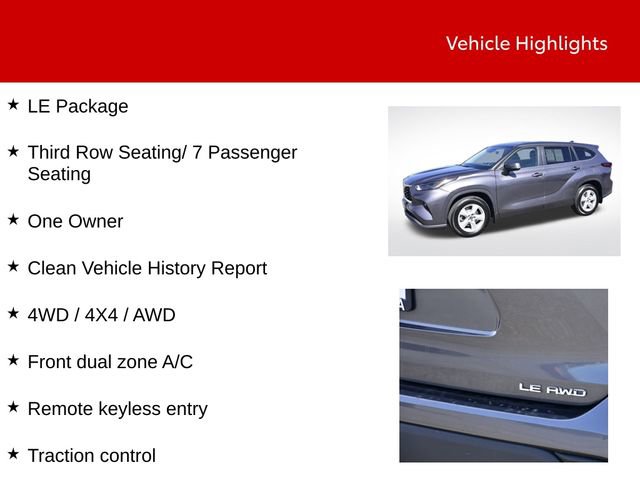 Used 2024 Toyota Highlander LE image 9