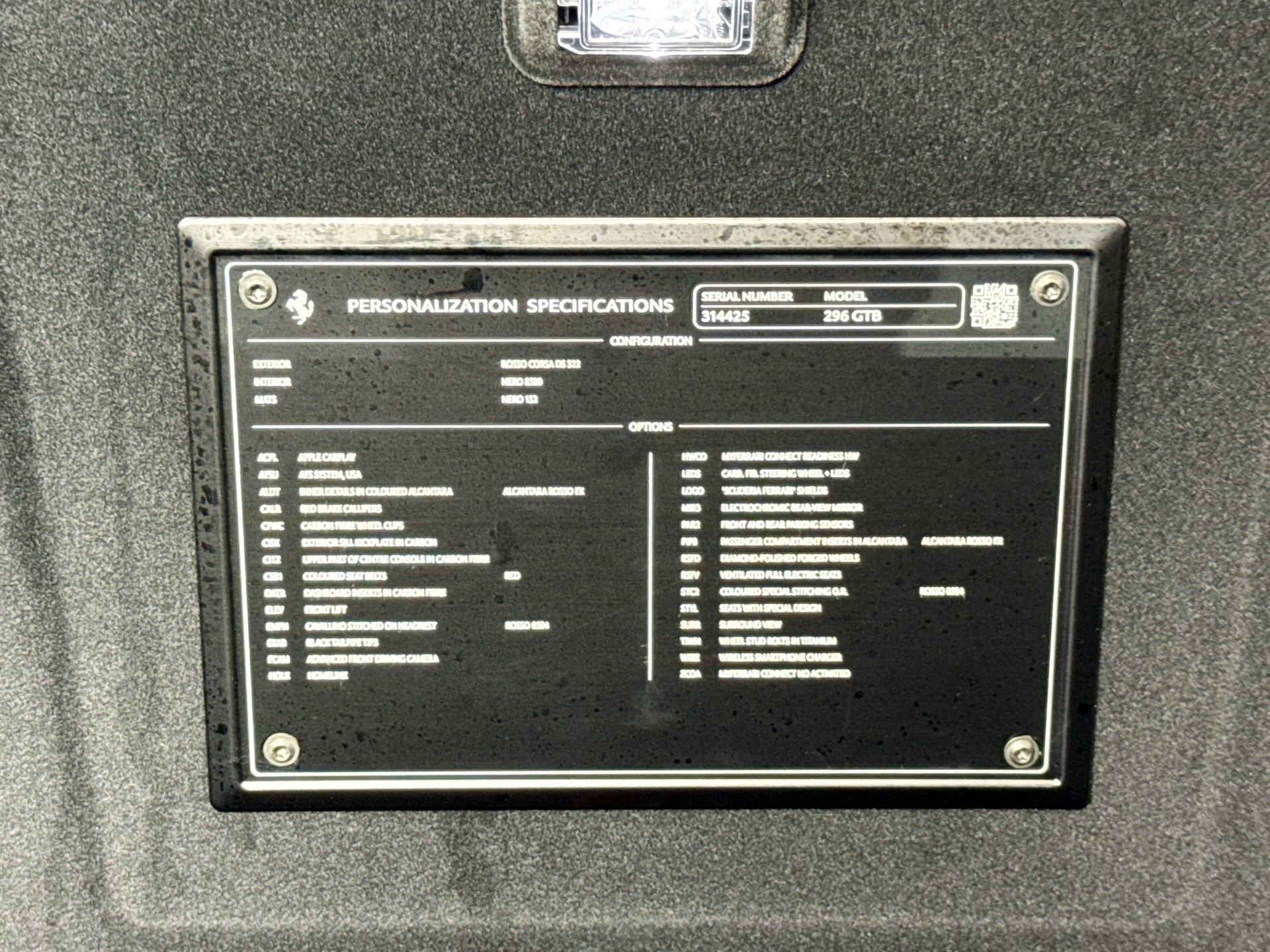 Certified 2025 Ferrari 296 GTB RWD image 20