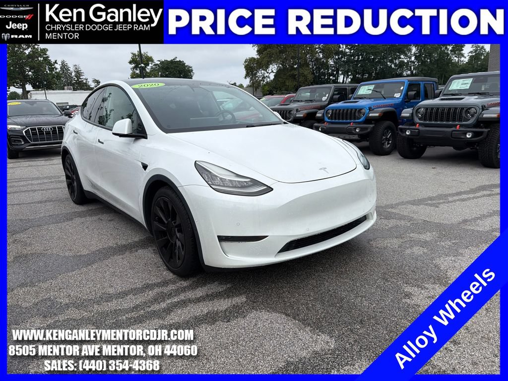 Used 2020 Tesla Model Y Long Range AWD/4WD image 1