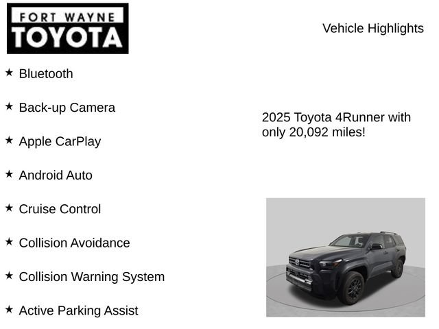 Used 2025 Toyota 4Runner SR5 AWD/4WD image 7