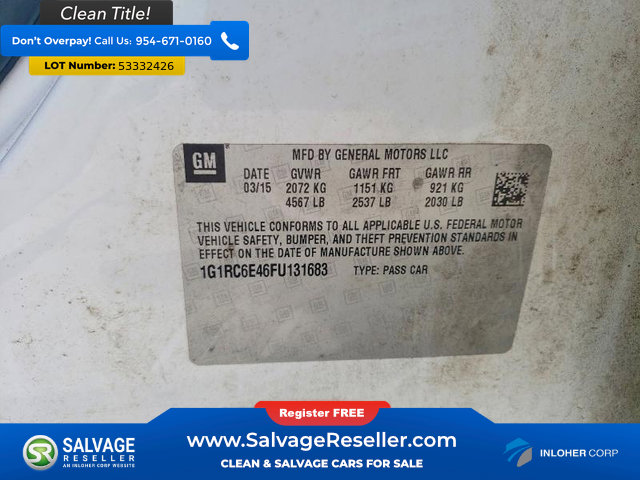 Used 2015 Chevrolet Volt FWD image 16