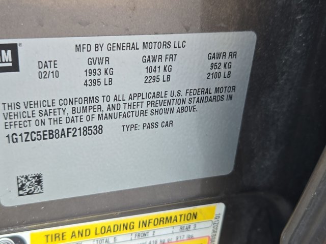 Used 2010 Chevrolet Malibu LT w/ Power Convenience Package FWD image 13