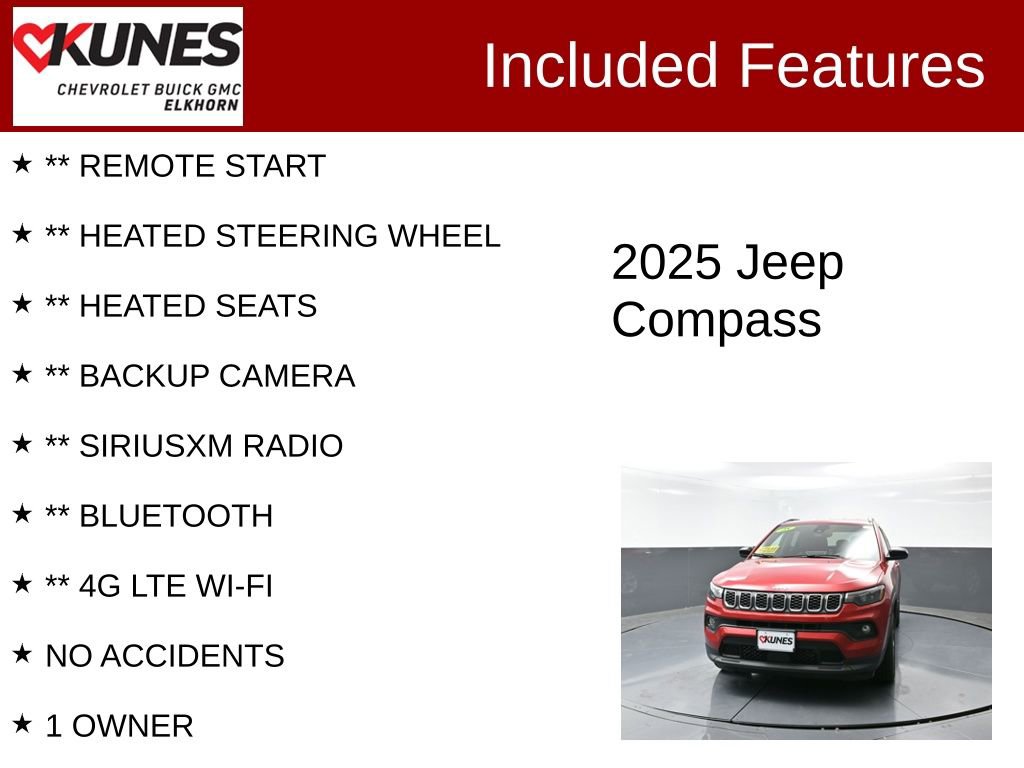 Used 2025 Jeep Compass Latitude image 2