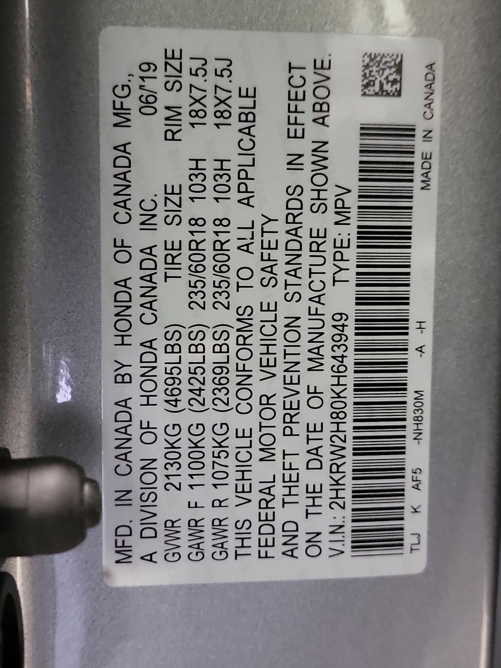 Used 2019 Honda CR-V EX-L image 33