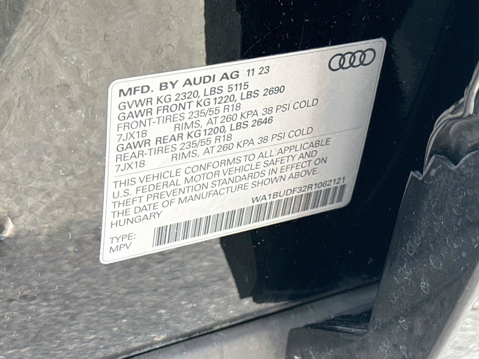 Certified 2024 Audi Q3 2.0T Premium Plus AWD/4WD image 34